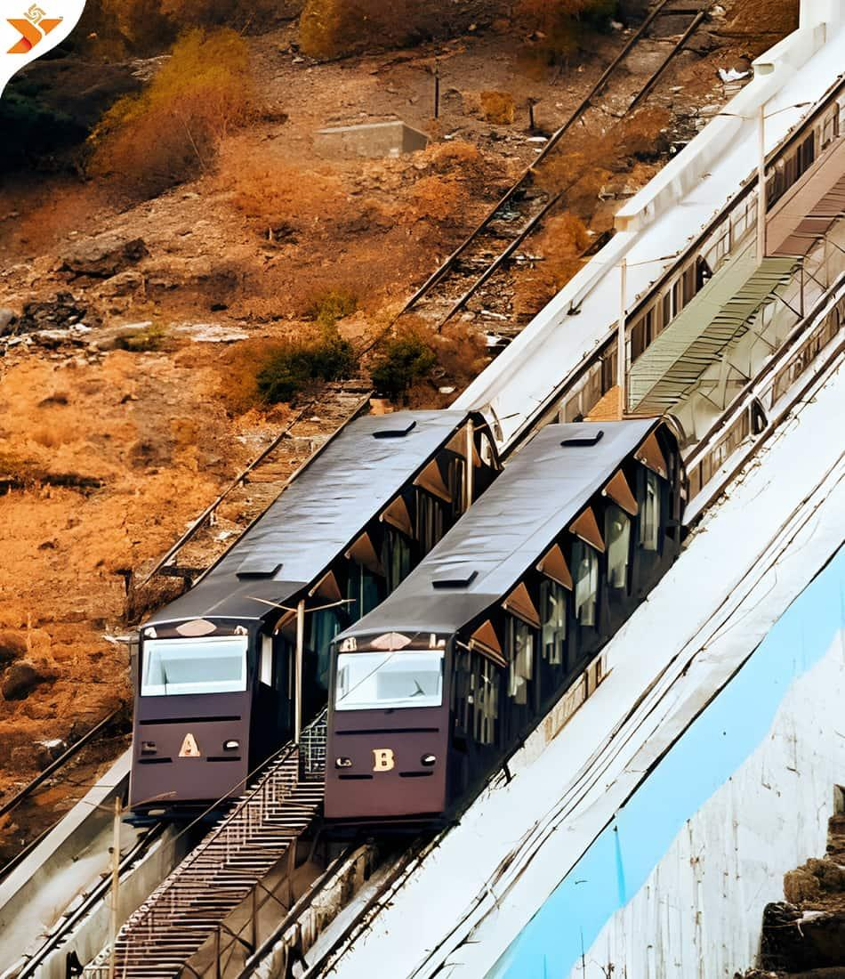 ट्रॉली/रोपवे - Ropeway to Temple